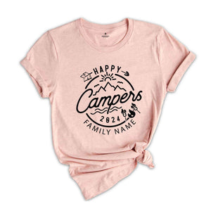 Family Happy Camper Shirt, Family Matching Shirt, Camper Shirt, Adventurer Family Shirt, Outdoor Shirt, Family Vacation, Nature Lover Shirt