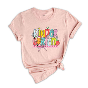 Kindergarten Shirt, Kindergarten Teacher Shirt, Hello Kindergarten Shirt, Teacher Gift, Kids Kindergarten Tee, Back to School Shirt