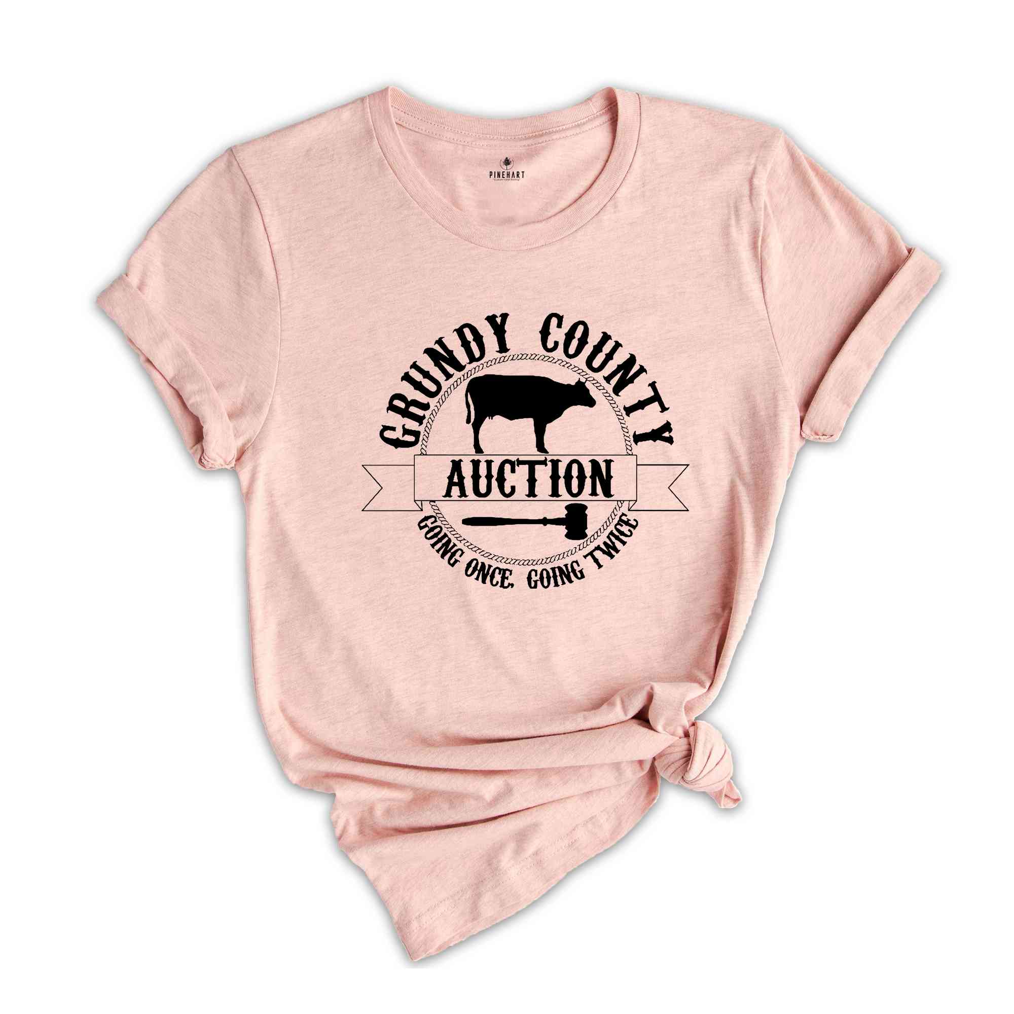 Grundy County Auction Shirt, Western Shirt, Country Music Song, Country Music Tee, Rodeo T-Shirt, Western Vibes, Boho Vibes Tee