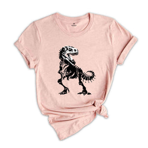 Dinosaur Skull Shirt, Dinosaur Fossil T-Shirt, Dinosaur Skeleton Tee, Paleontology Shirt, Funny Dinosaur Shirt