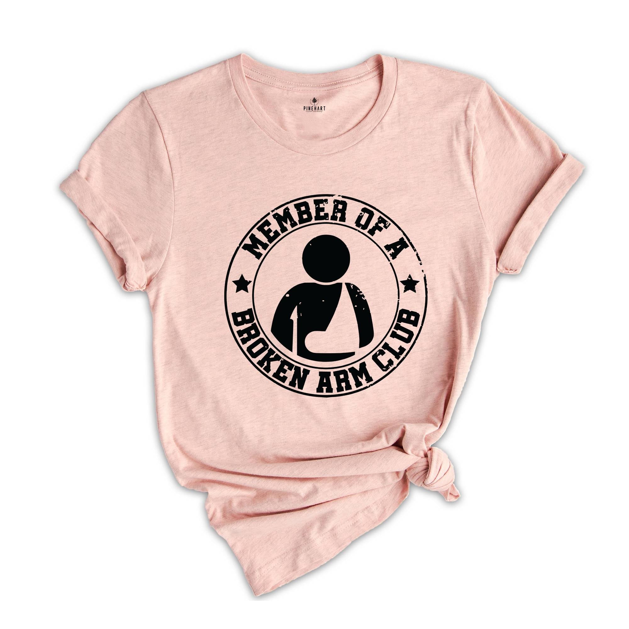 Member of a Broken Arm Kid's Club Shirt, Broken Arm Gifts, Funny Broken Arm Shirt, Broken Arm Kids, Funny Injury Tee