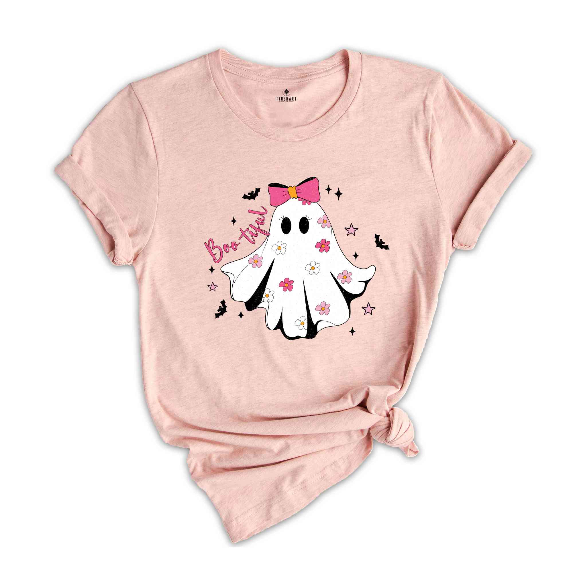 Bootiful Shirt, Girl Halloween Shirt, Halloween Gift, Funny Halloween Tee, Cute Halloween Shirt, Boo Shirt, Ghost Shirt, Spooky Season Shirt