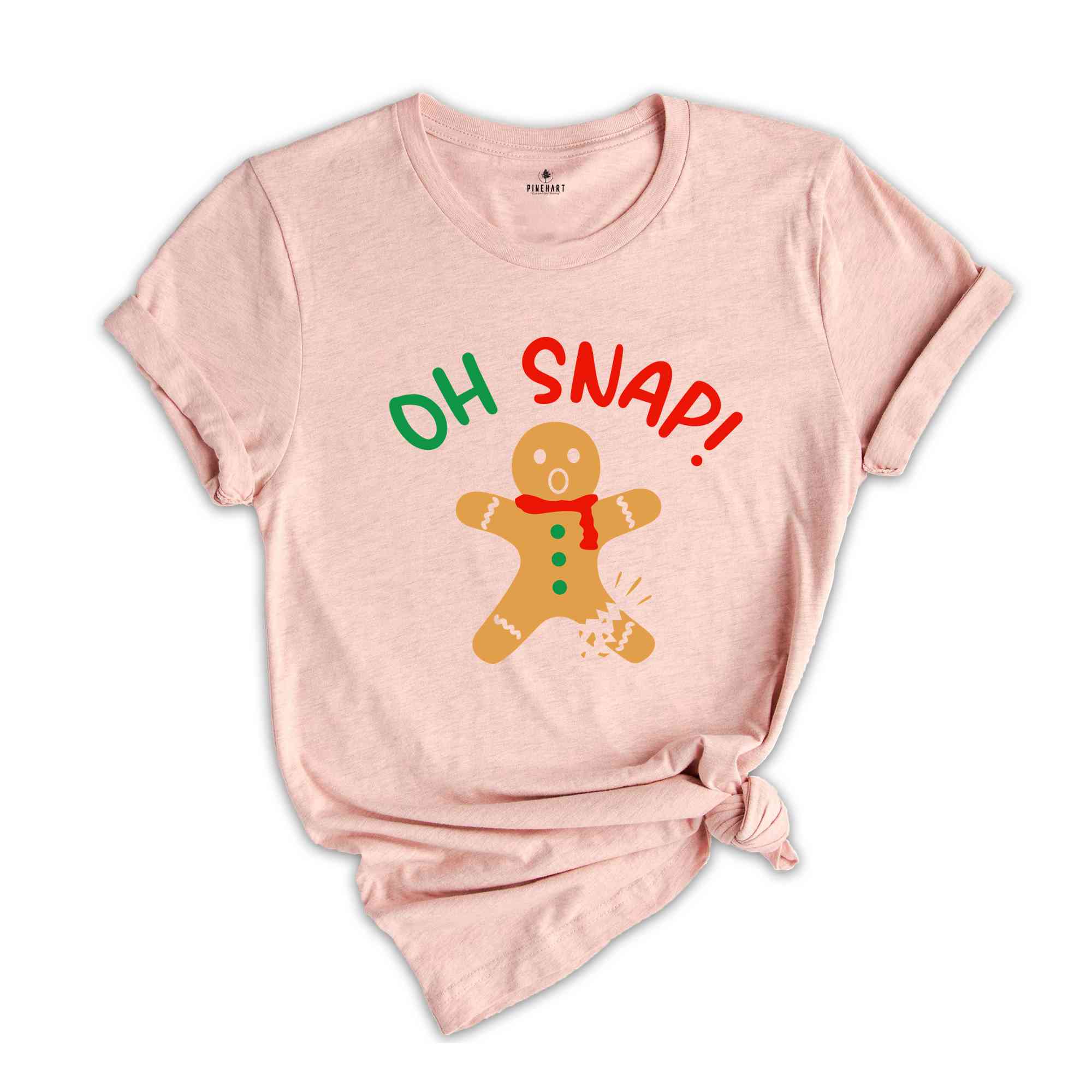 Oh Snap Christmas Gingerbread Shirt, Cute Christmas Vibes Shirt, Christmas Reunion Tee, Christmas Gift, Christmas Bakery Shirt