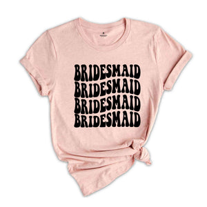 Bride Bridesmaid Shirt, Bridal Party Shirt, Bachelorette Party Shirt, Trendy Wedding, Cute Bride Shirt