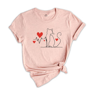 My Cat Is My Valentine Shirt, Cat Lover Shirt, Funny Valentine's Shirt, Valentine's Day Shirt, Cat Mom, Fur Mama For Life, Cat Valentine