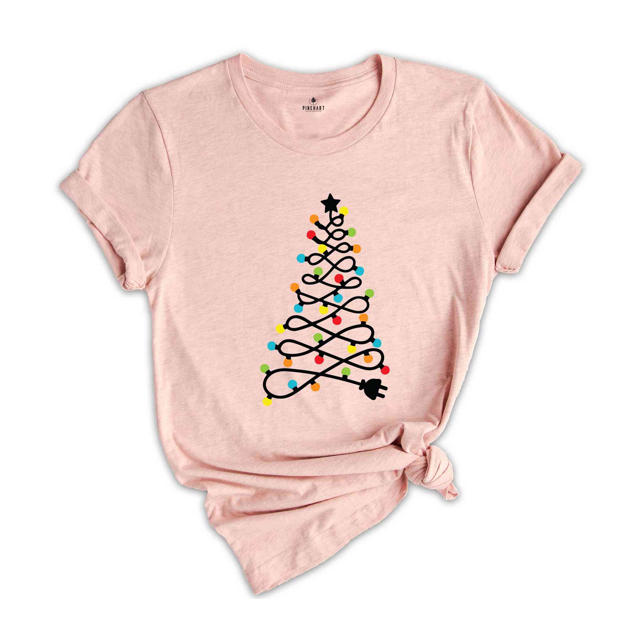 Christmas Light Tree Shirt, Christmas Tree Shirt, Holiday Shirt, Winter Shirt, Christmas Lights Shirt, Xmas Lights Shirt, Xmas Shirt