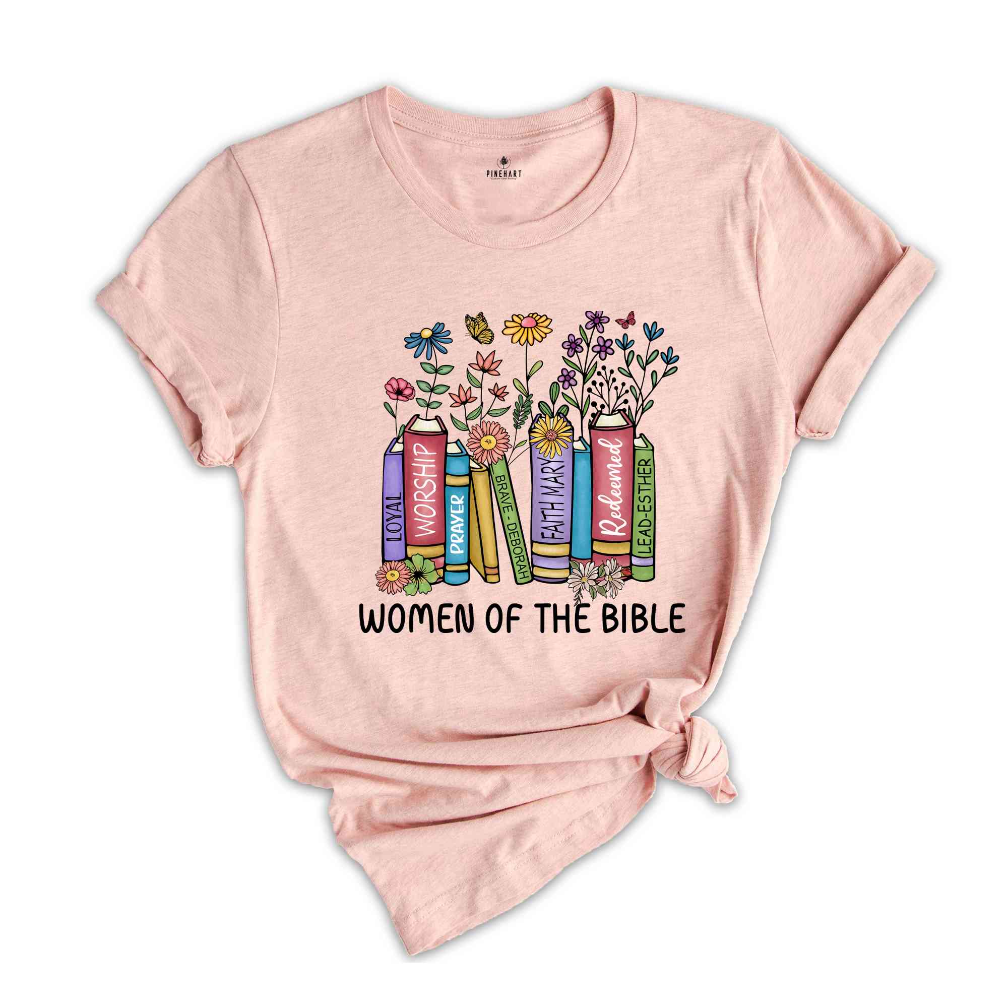 Women Of The Bible Shirt, Bookworm Tee, Librariam Shirt, Book Lover Shirt, Booktrovert Shirt, Book Lover Gift, Christian Shirt, Faith Shirt