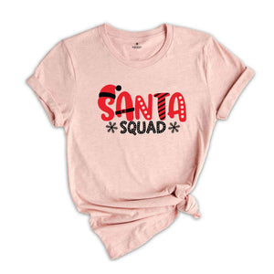 Santa Squad Christmas Tee, Santa Claus Shirt, Xmas Gift, Christmas Shirt, Holiday Shirt, Santa Crew Tee, Family Matching