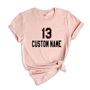 Custom Baseball Jersey Shirt, Personalized Sports Tee, Baseball Shirt, Baseball Player Gifts, Sports Mom Shirt