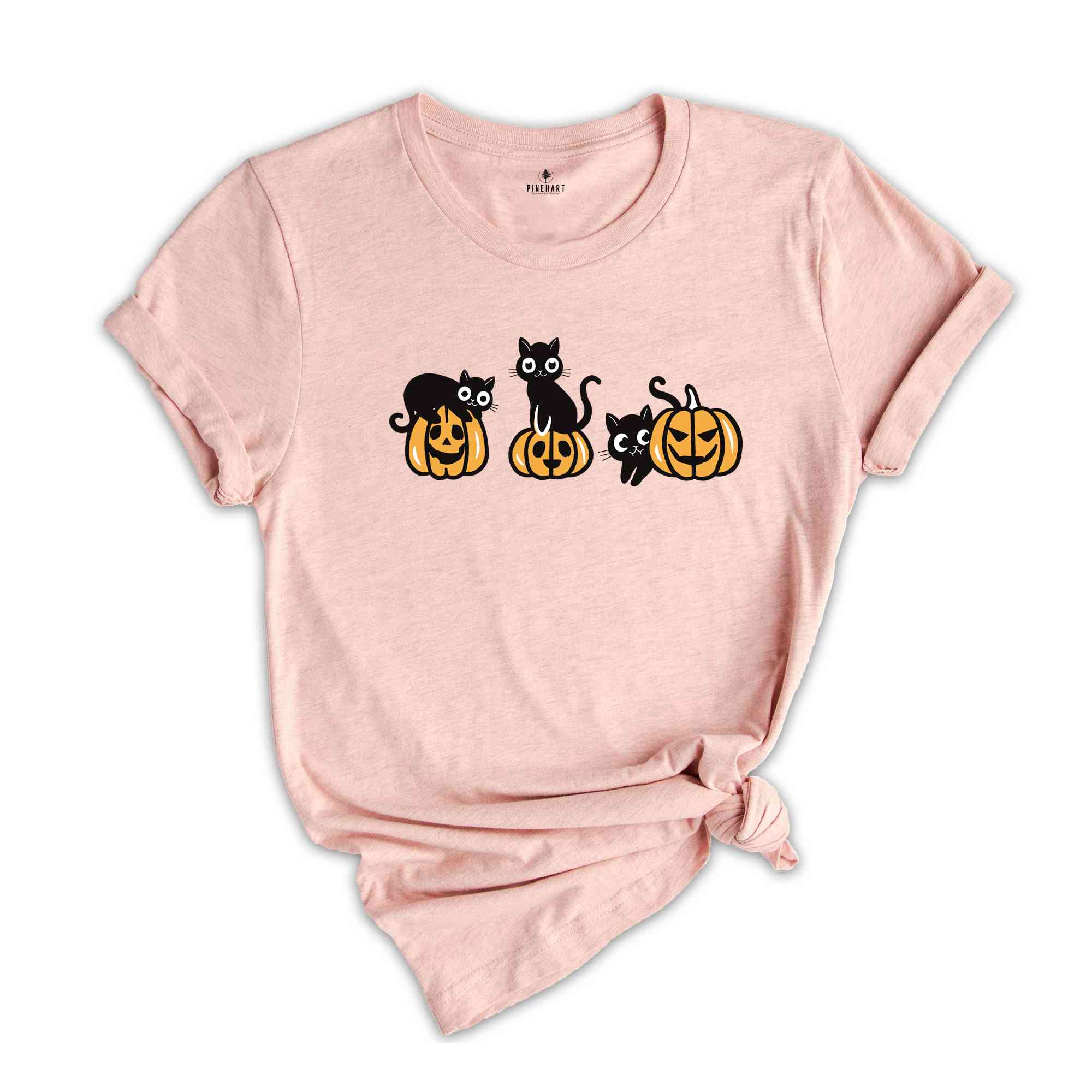 Halloween Cats Shirt, Pumpkins Halloween Shirt, Сute Cat Shirt, Halloween Cat Shirt, Black Cat Shirt, Cat Lover Shirt, Cat Shirt, Funny Cat