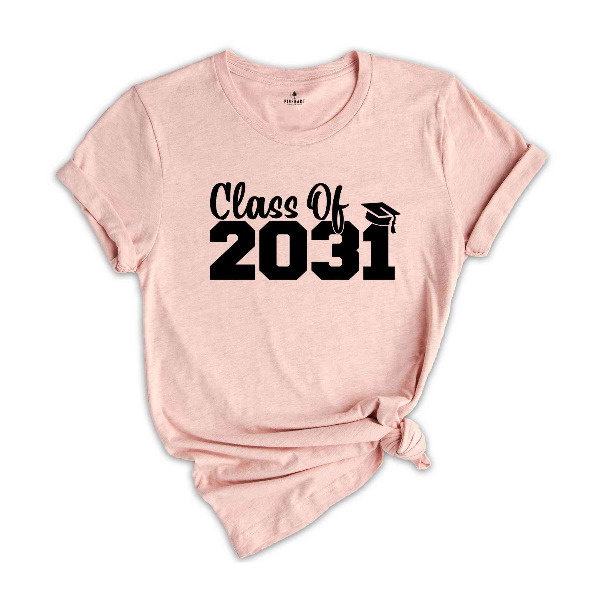 Class of 2031 Shirt, Growing Up Shirt, School Shirt, Graduation Gift, 2031 Shirt, Last Day Of School, Class of 2031, Class Of 2031 Tee