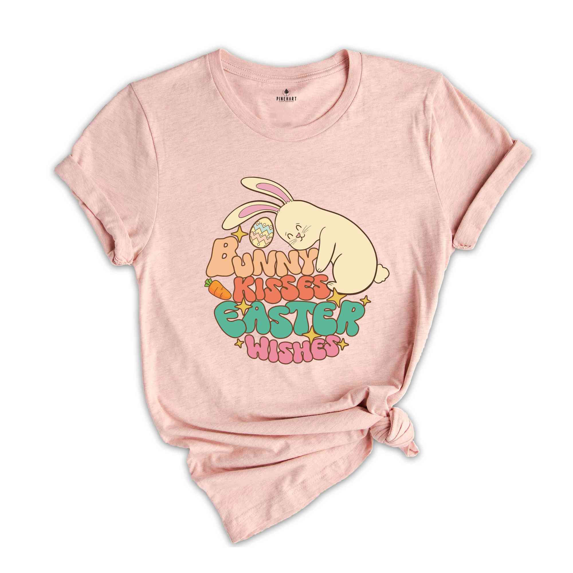 Bunny Kisses Easter Wishes Shirt, Funny Bunny Shirt, Easter Day Bunny Shirt, Funny Easter Day Gifts, Bunny Lover Shirt