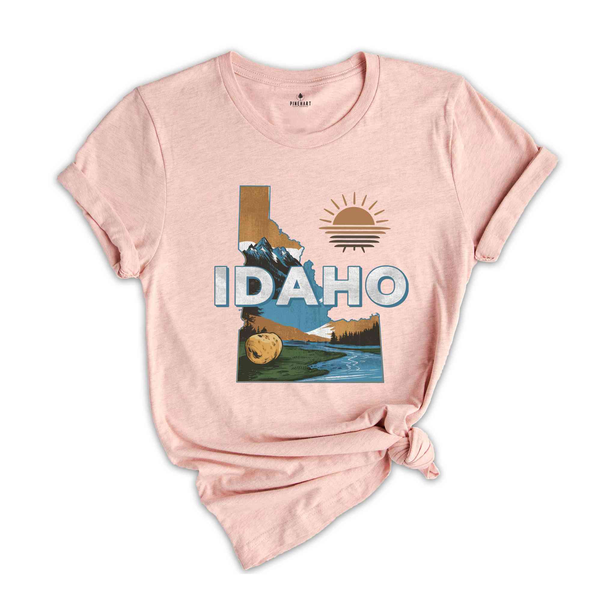 Retro State Of Idaho Shirt, State Of Idaho Shirt, State Shirt, Idaho Shirt, Idaho Lover Shirt, Family Trip Shirt, Travel Shirt