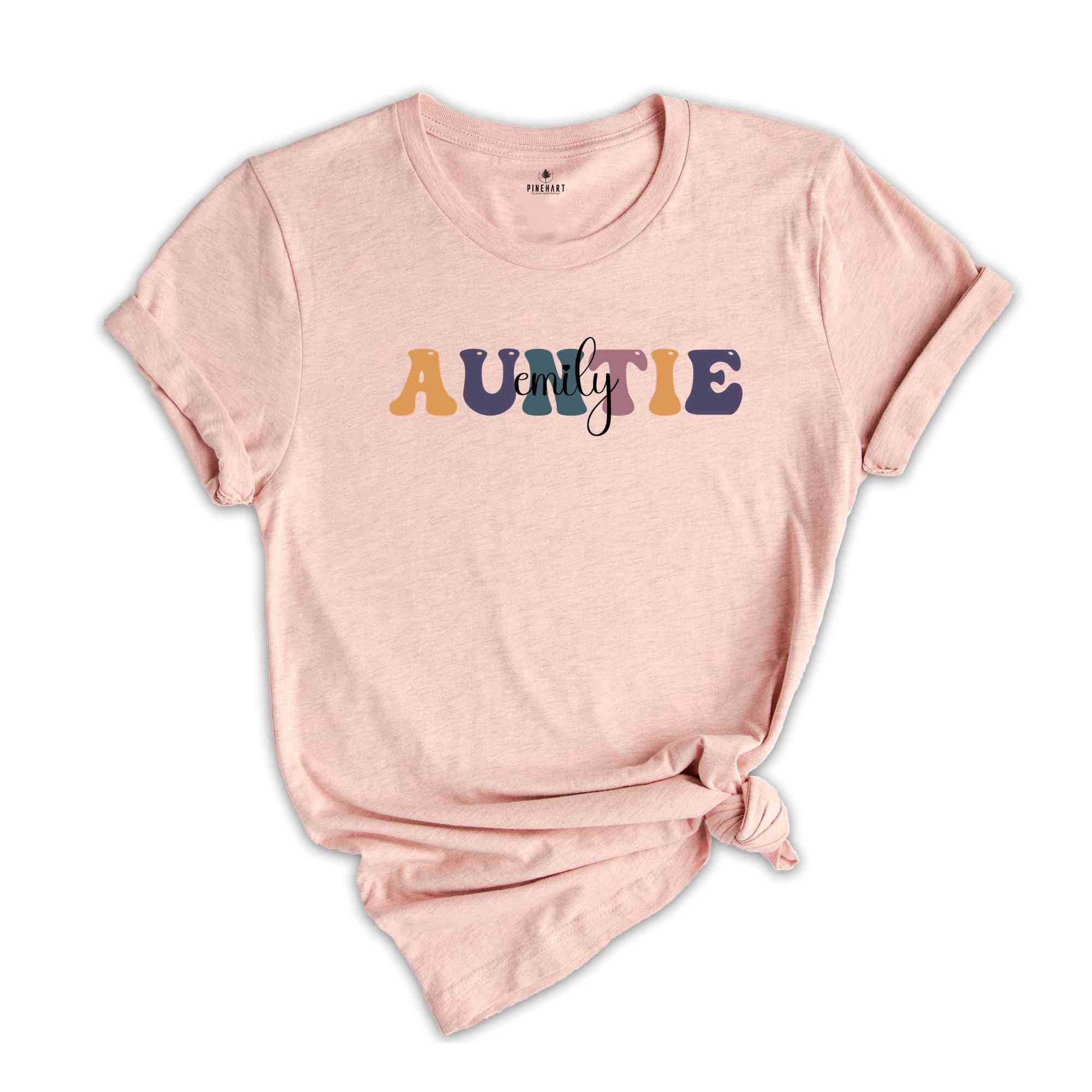 Personalized Auntie Shirt, I'm Just Here For My Nephew T-Shirt, Aunts Birthday Tee, Funny Gift For New Aunt