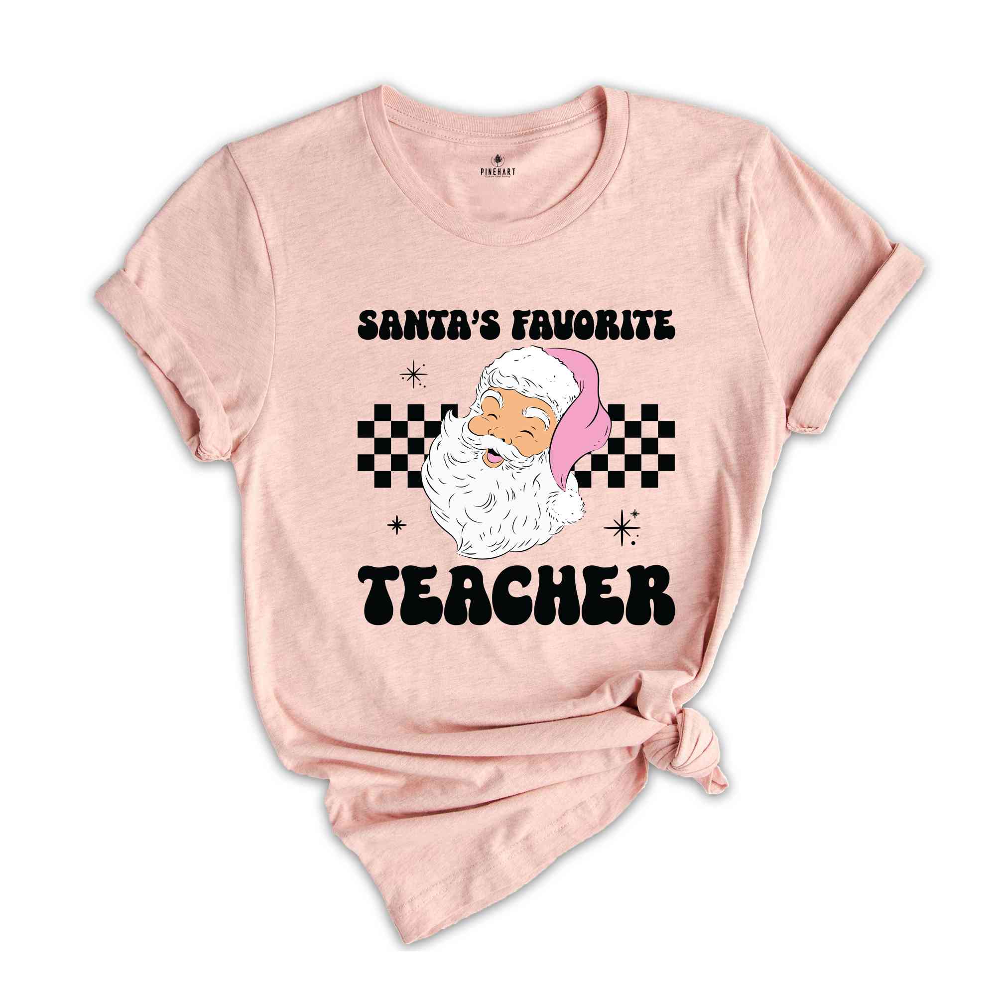 Santa's Favorite Teacher Shirt, Teacher Christmas Shirt, Funny Christmas Teacher Shirt, Christmas Gifts For Teacher