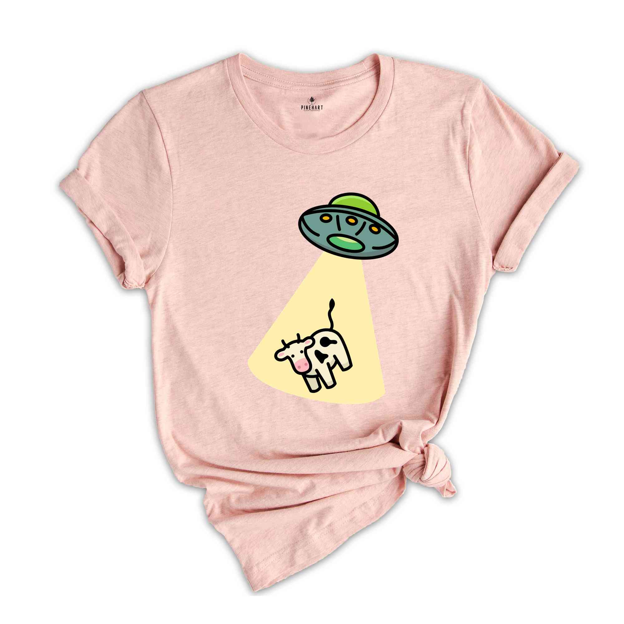 UFO Cow Abduction Shirt, Funny Ufo Shirt, Alien Abduction Shirt, Nerdy Gift, Cute Alien Shirt, Humorous Alien Shirt, Outer Space Gift