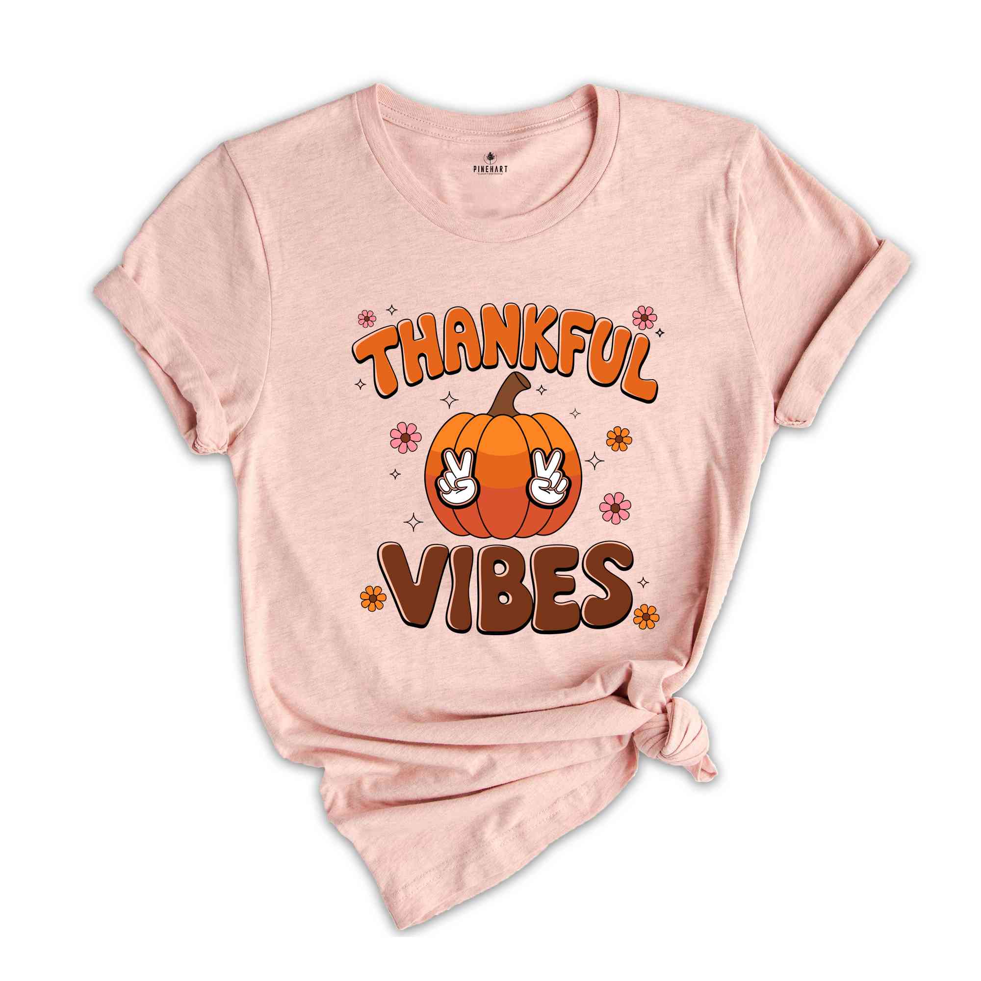 Thankful Vibes Shirt, Pumpkin Patch Shirt, Fall Shirt, Thanksgiving Heart Shirt, Thanksgiving Matching Shirt, Thanksgiving Shirt