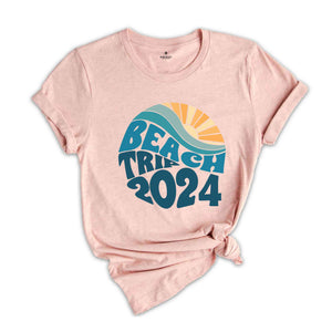 Beach Trip 2024 T-shirt, Summer Shirt, Vacation Gift, Beach Tee, Holiday T-shirt, Summer Vacation Shirt, Trendy Beach Shirt, 2024 Summer Tee