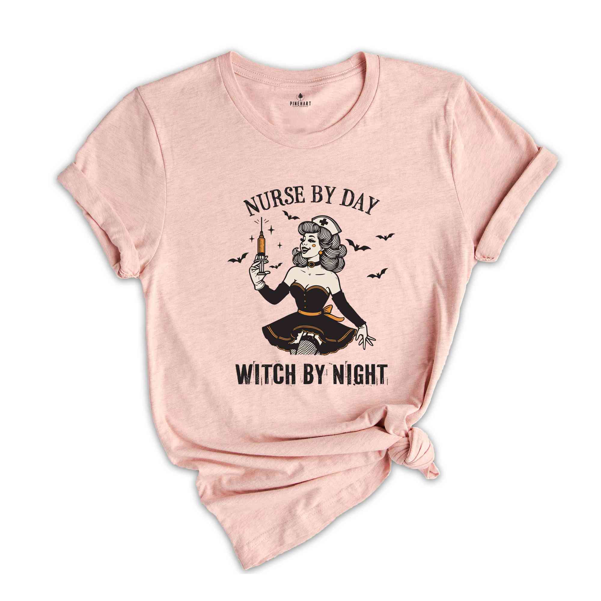 Nurse By Day Witch By Night Shirt, Retro Halloween Shirt, Halloween Shirts, Spooky Shirt, Spooky Season Shirt, Witch Shirt