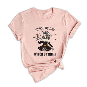 Nurse By Day Witch By Night Shirt, Retro Halloween Shirt, Halloween Shirts, Spooky Shirt, Spooky Season Shirt, Witch Shirt