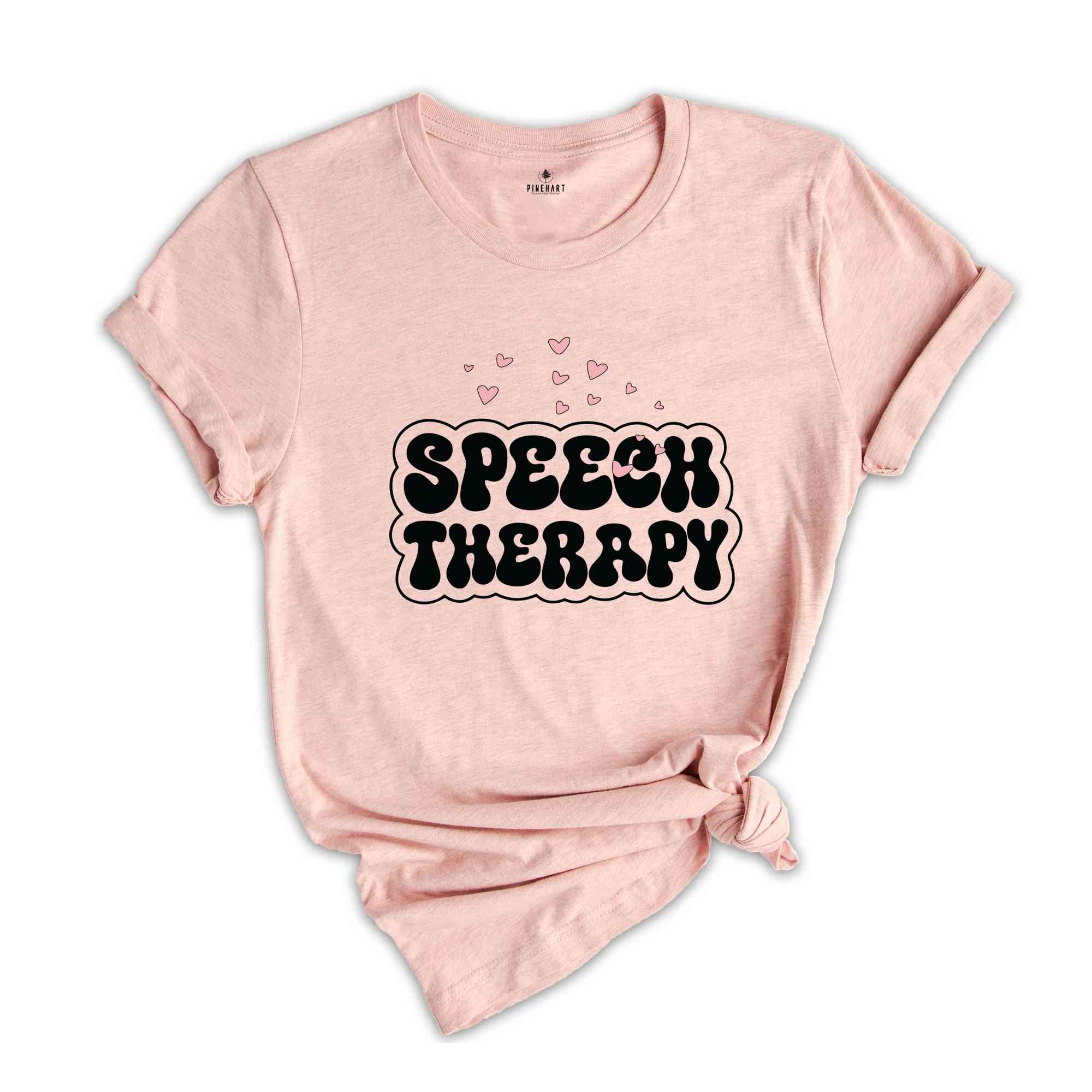 Speech Pathologist Rainbow T-Shirts, Speech Therapy Vneck TShirt, Speech Language Pathologist Gift, Speech Language Therapist Graphic Tees