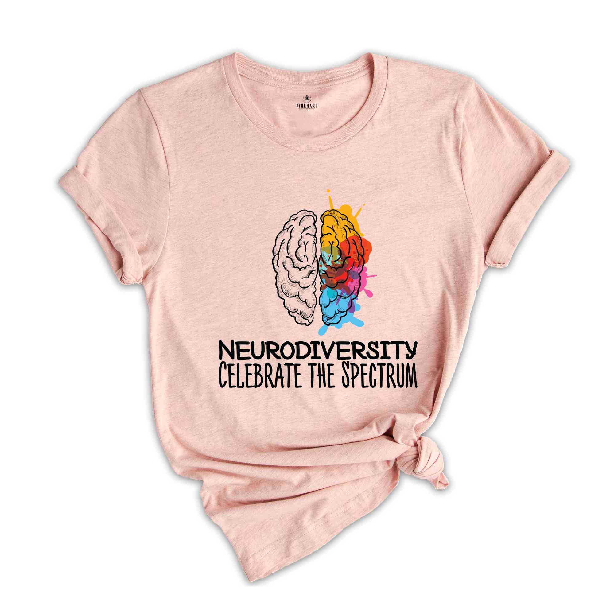 Neurodiversity Celebrate The Spectrum Shirt, Brain Autism Shirt, Neurodiversity Shirt, Autism Awareness Shirt, Autism Support Shirt