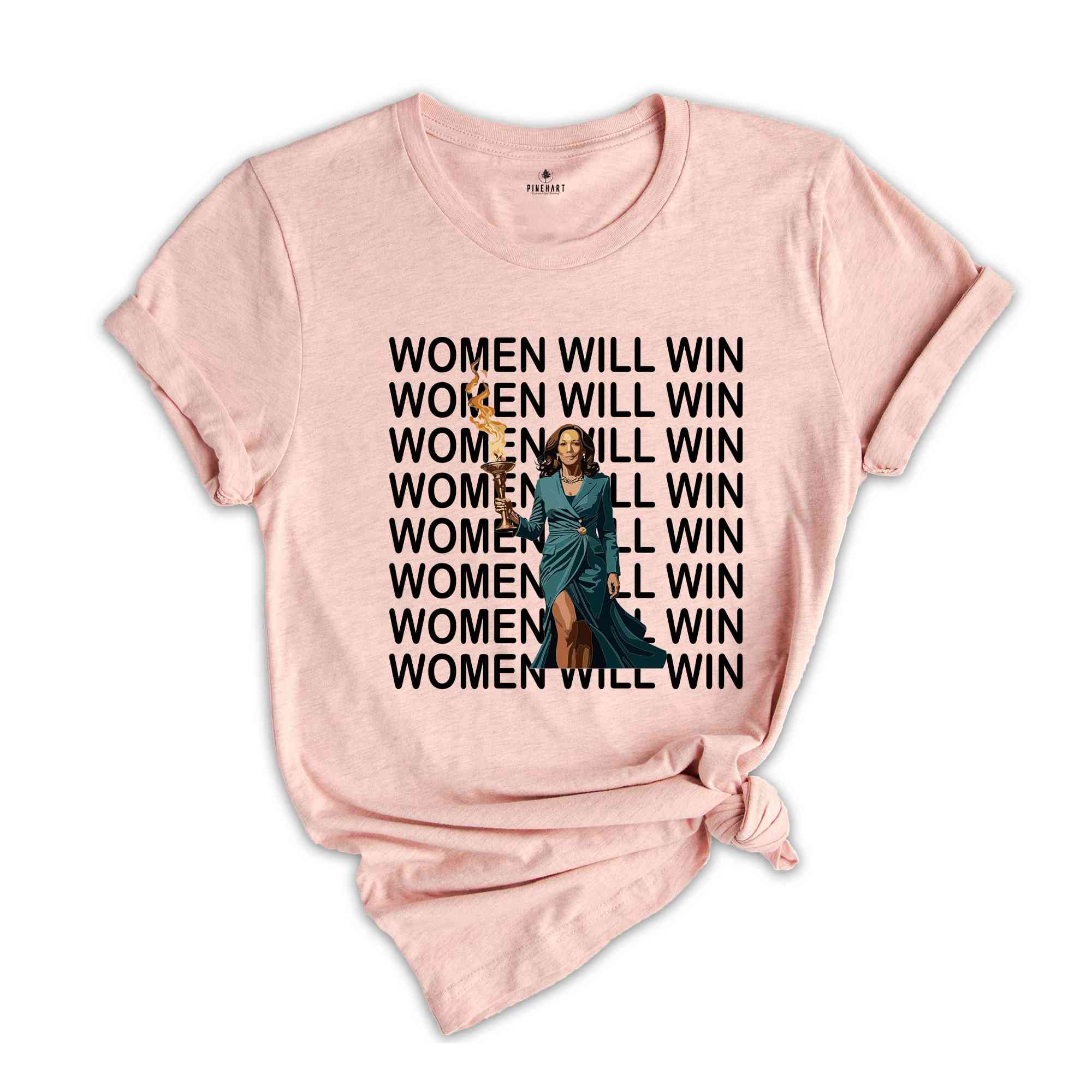 Kamala Harris Pass the Torch Shirt, Women Will Win, Madam President Shirt, Kamala Harris Shirt, Gift for Democrat, Vote Kamala Shirt