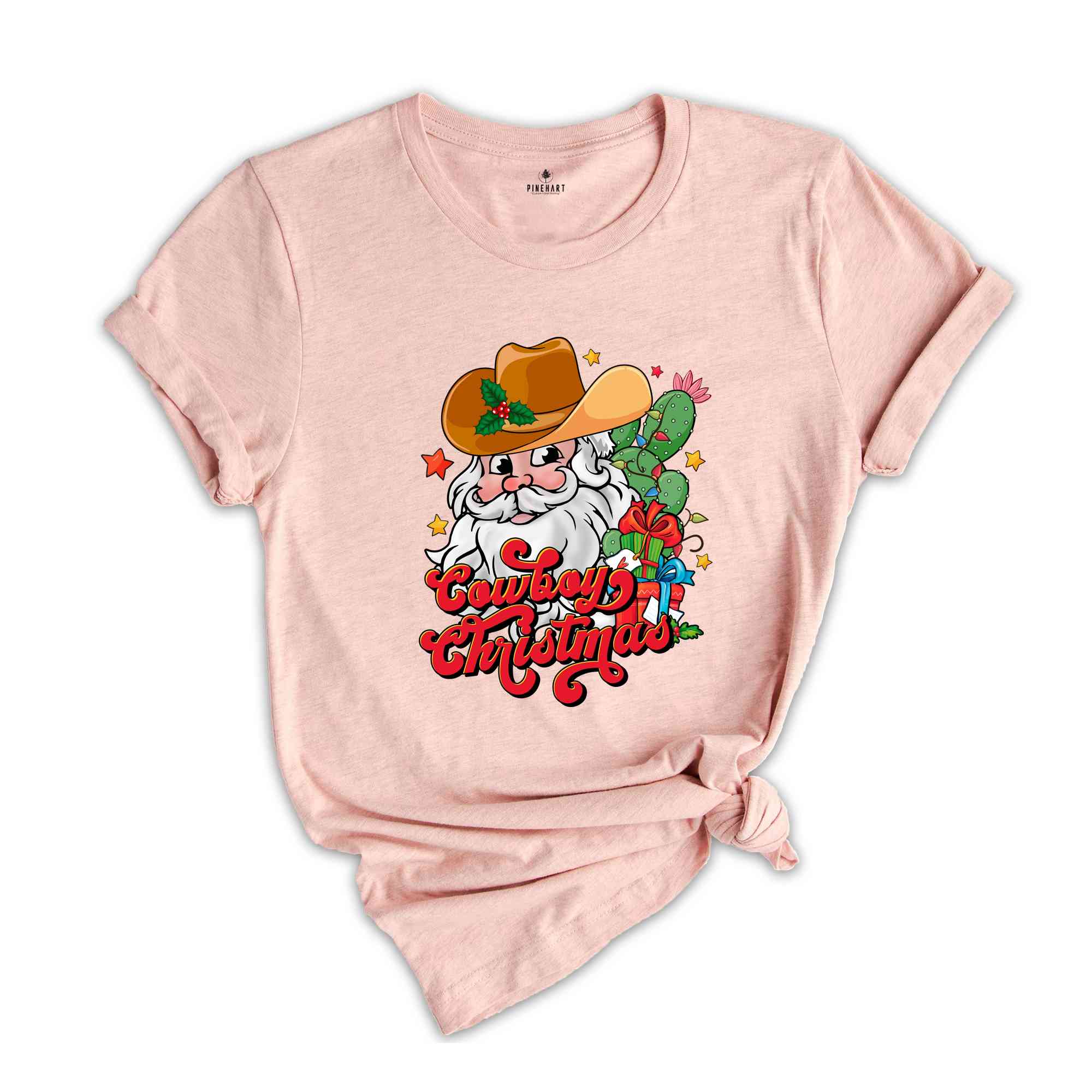 Christmas Cowboy Shirt, Funny Christmas Shirt, Cowboy Shirt, Santa Shirt, Christmas Gift, Cute Christmas Shirt, Christmas Party Shirt