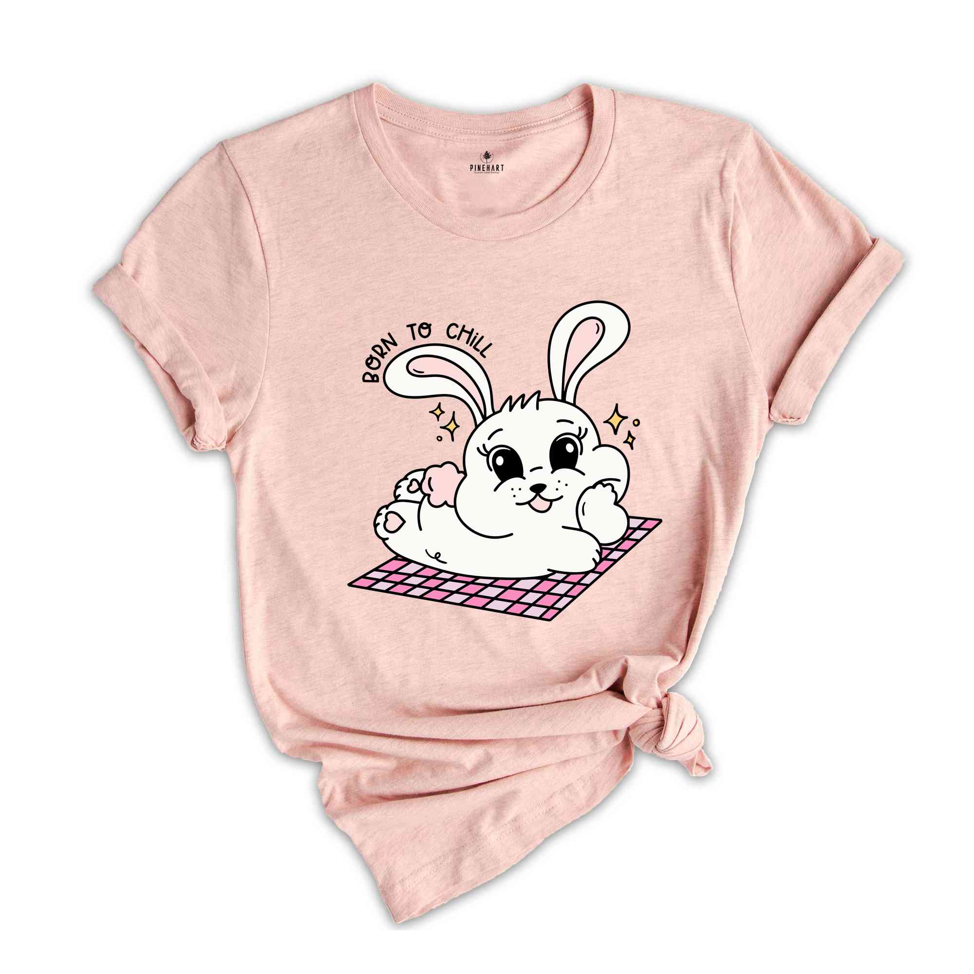 Born To Chill Rabbit Shirt, Baby Bunny Easter T-shirt, Cute Bunny Shirt, Rabbit Lover Gift, Cute Easter Tee, Bunny Lover Gif