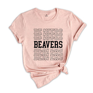 Team Mascot Shirt, Beavers Team Shirt, Beavers Team Spirit Shirt, Beavers Fan Shirt, Beavers School Shirt, Beavers School Spirit