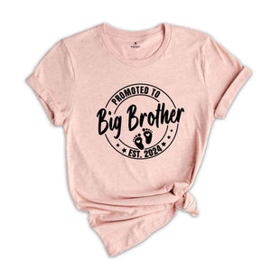 Baby Announcement Shirt, Big Brother Shirt, New Brother Gift, Gift For Brother, Pregnancy Reveal, New Baby T Shirts, Brother To Be