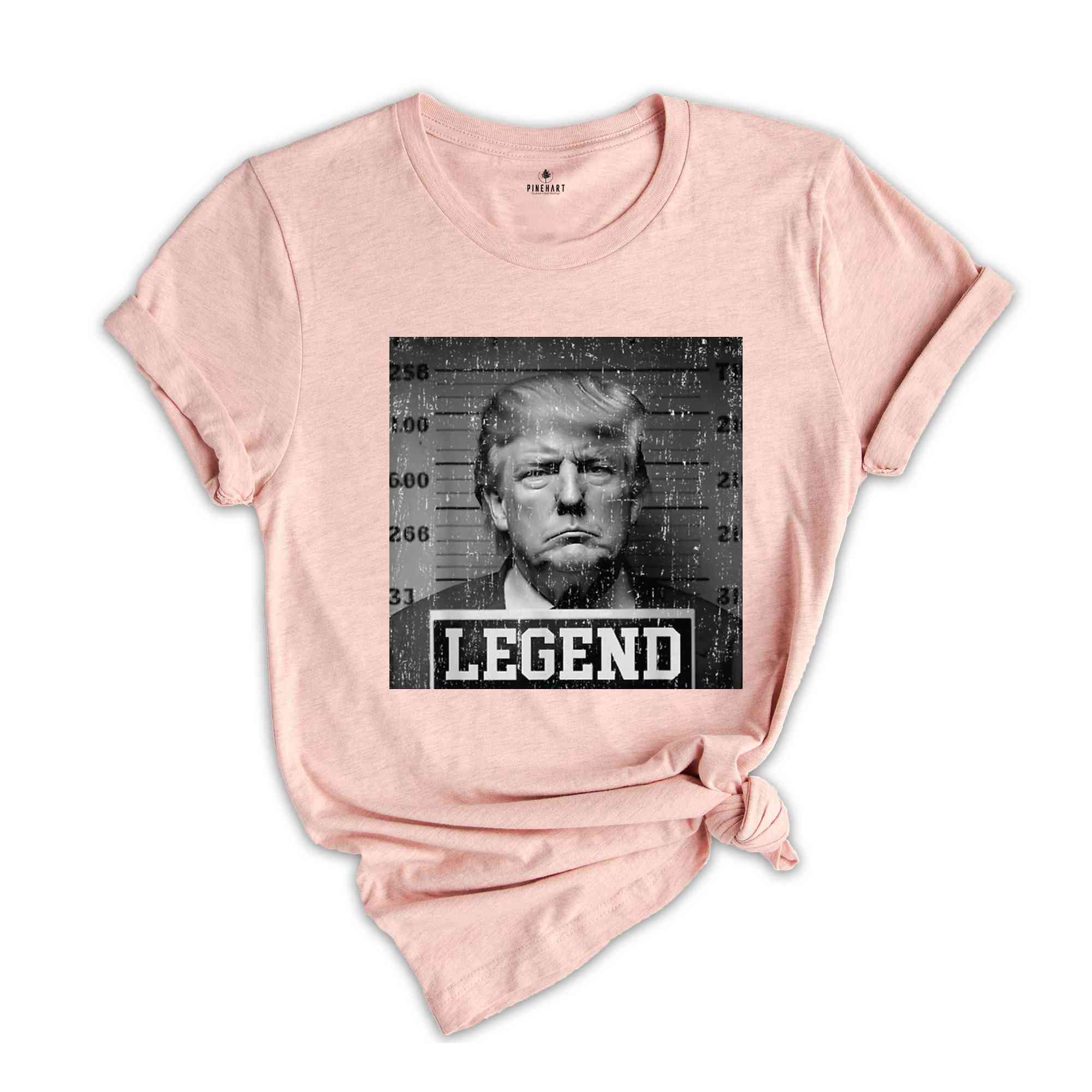 Trump Mugshot T-Shirt, Funny Political T-Shirt, Donald Trump Shirt, Trump Legend Shirt, Funny Patriotic Tee