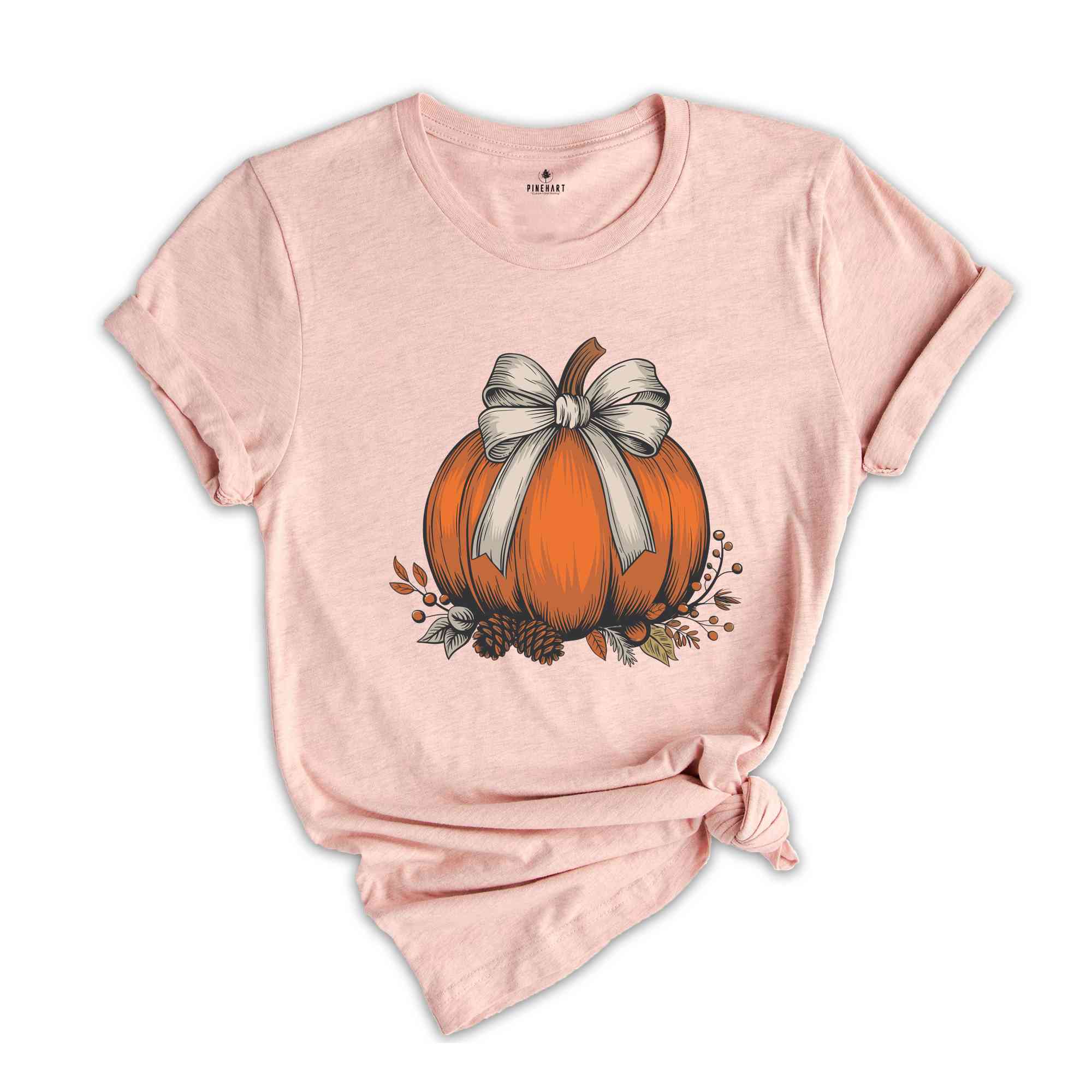 Fall Pumpkin Shirt, Coquette Halloween Shirt, Floral Pumpkin Shirt, Halloween Shirts, Halloween Pumpkin Shirt, Fall Shirt