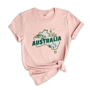 Retro Australia Shirt, Australia Travel Shirt, Country Travel Shirt, Shirt For Traveler, Travel Lover Gift, Travel Tee, Trip Shirt