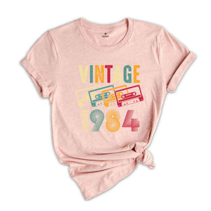 40th Birthday Shirt, Vintage 1984 Shirt, Vintage 1984 Shirt, 40th Birthday Gift, 40th Birthday Party, 40th Birthday Friend