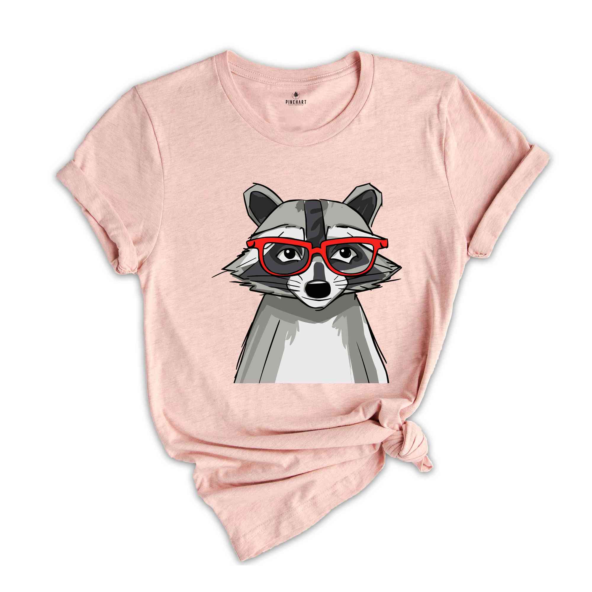 Raccoon Shirt, Cute Animal T-Shirt, Raccoon With Glasses, Raccoon Lover Shirt, Raccoon Gift, Raccoon Sweatshirt