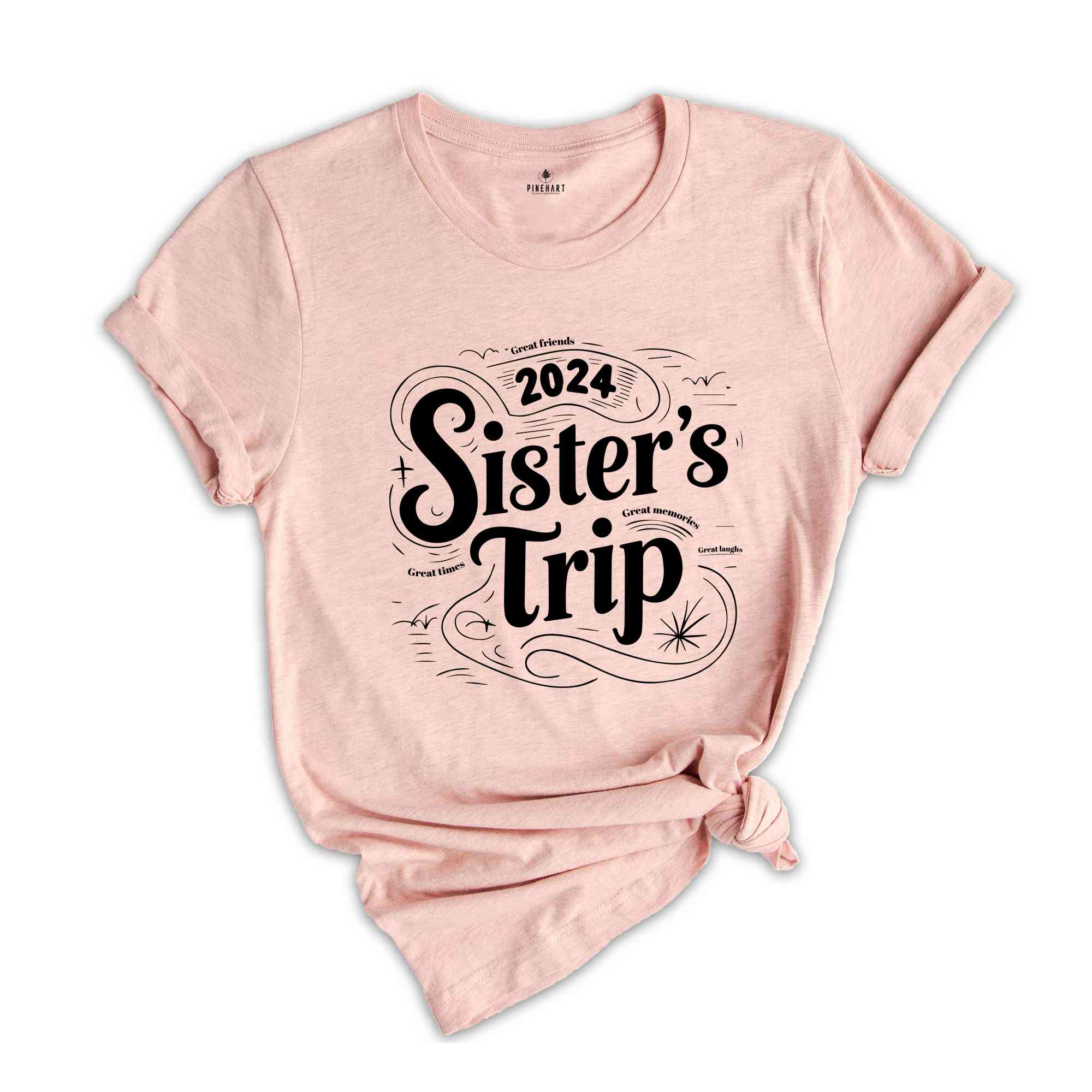 Sisters Trip 2024 Shirt, Girls Trip T-Shirt, Sisters Trip Sweatshirt, Girls Vacation Shirt, Weekend Trip Shirt