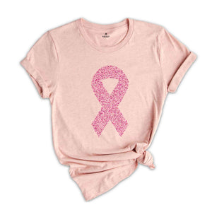 Cancer Awareness Shirt, Breast Cancer Shirt, Pink Ribbon Shirt, Cancer Ribbon Shirt, Motivational Shirt, Cancer Shirt