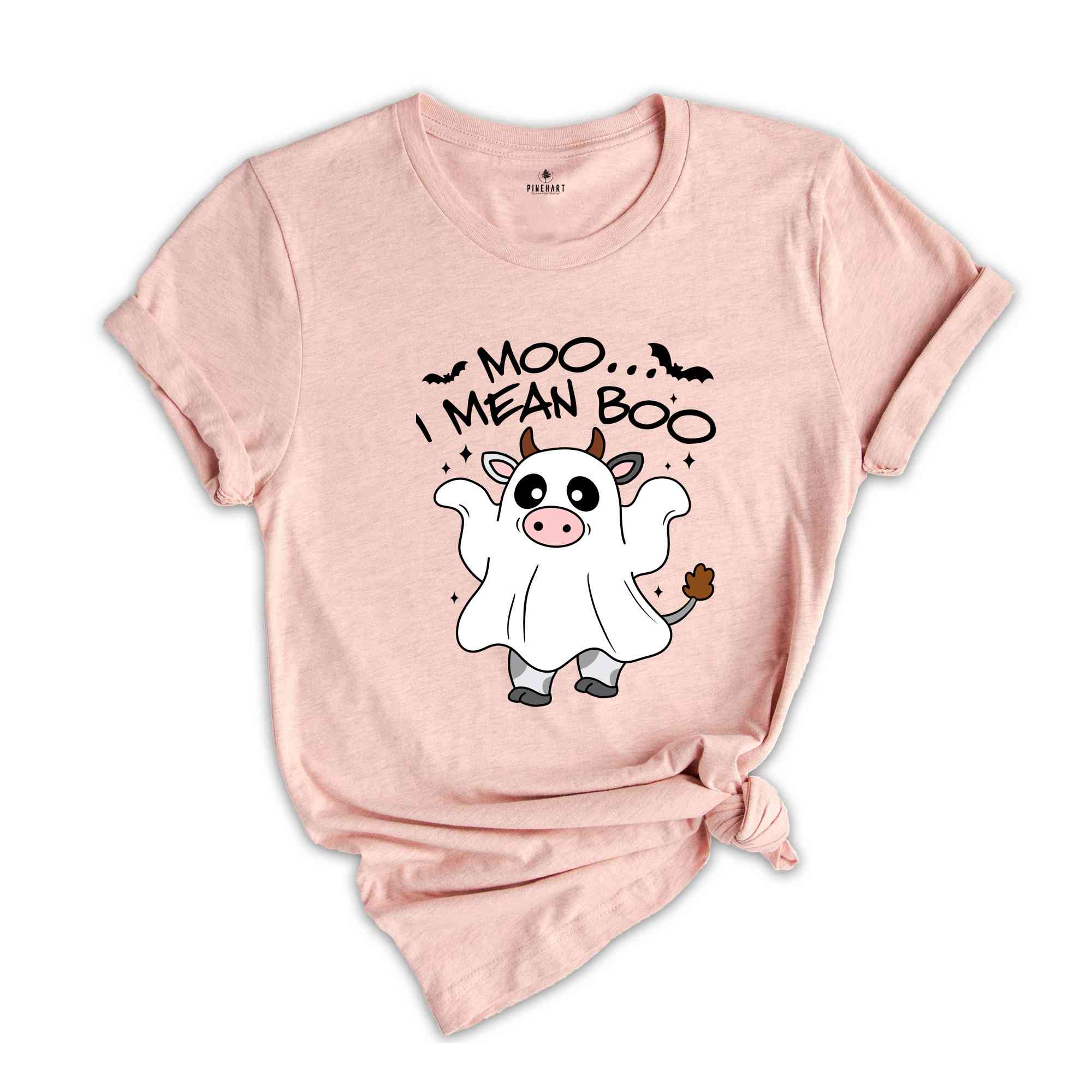 Moo I Mean Boo Shirt, Cute Cow Shirt, Funny Ghost Shirt, Halloween Shirt, Cute Halloween Shirt, Boo Shirt, Ghost Shirt, Spooky Season Shirt