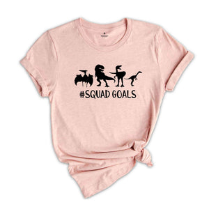 Squad Goals Shirt, Dinosaur Lover Shirt, Dinosaur Party, Dinosaur Gifts, Dinosaur Birthday, Dinosaur clothing, Birthday shirt, T-Rex Shirt