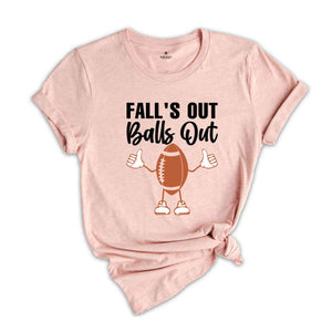 Fall's Out Balls Out Shirt, Football Shirt, Fall Football Shirt, Football Thanksgiving Shirt, Retro Fall Shirt, Fall Game Day Shirt