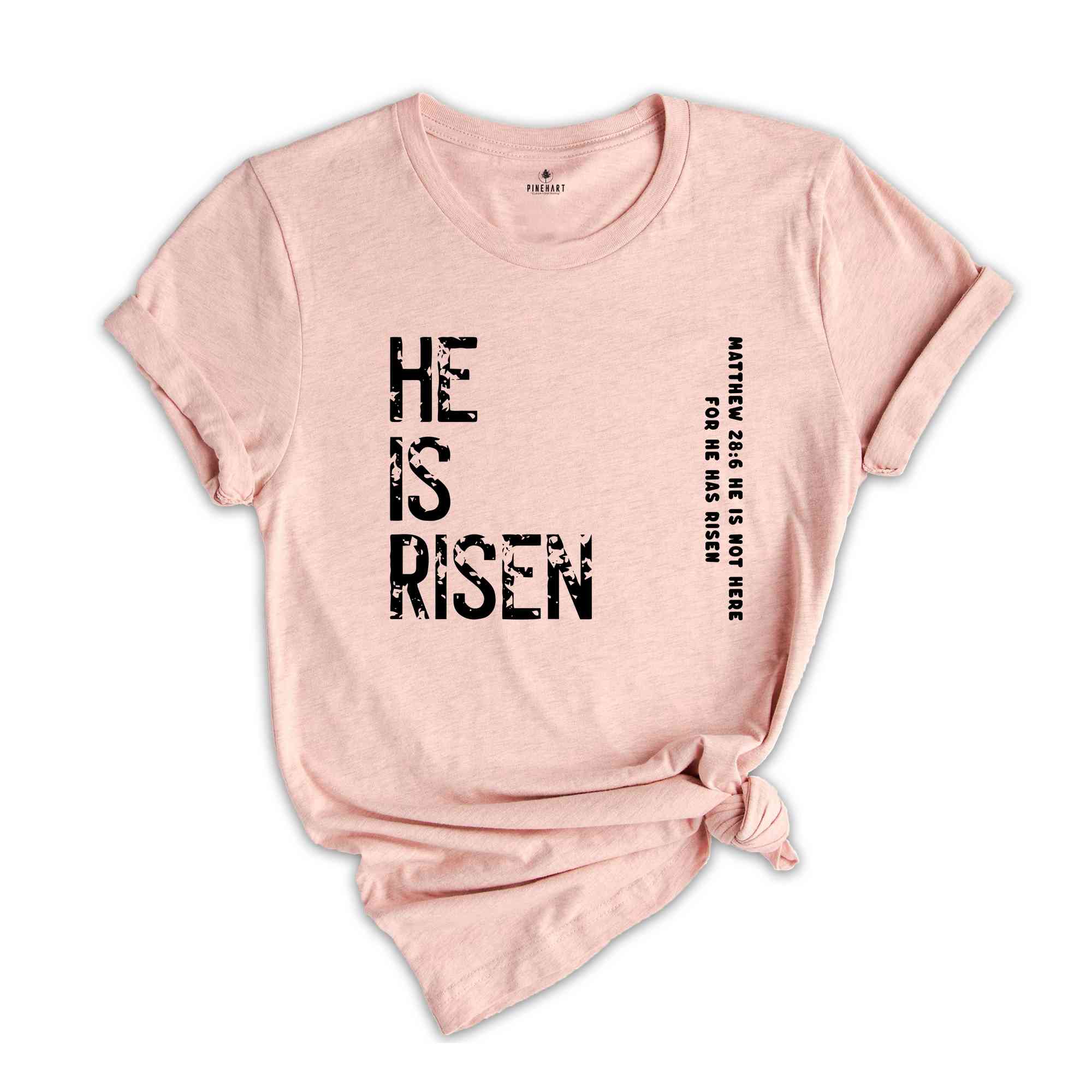 He Is Risen Matthew 18:6 He Is Not Here For He Has Risen Shirt, Christian Shirt, Jesus Shirt, Easter Shirt, Bible Verse Shirt