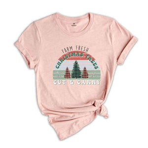 Farm Fresh Christmas Trees Shirt, Christmas Gift, Christmas Shirt, Christmas Party Shirt, Holiday Shirt, Xmas Shirt, Unisex Adult Tee,