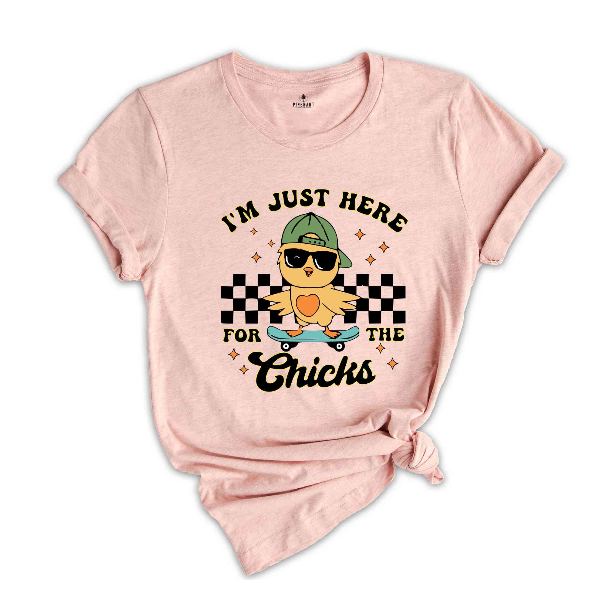 I'm Just Here For The Chicks Shirt, Funny Easter Shirt, Cute Chick Shirt, Easter Shirt, Kids Easter Shirt