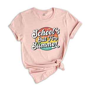 School's Out For Summer T-Shirt, Last Day of School Shirt, End Of School Year Gifts, Vacation Mode Tee, Teacher Summer Shirt