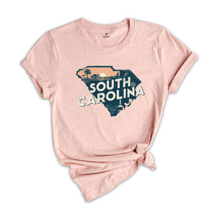 Retro State Of South Carolina Shirt, State Of South Carolina Shirt, State Shirt, South Carolina Shirt, South Carolina Lover Shirt