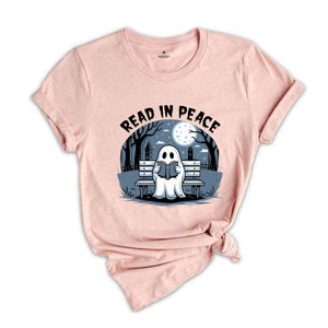 Read In Peace Shirt, Halloween Ghost Shirt, Halloween Shirt, Spooky Season Shirt, Fall Vibes Shirt, Halloween Party Tee