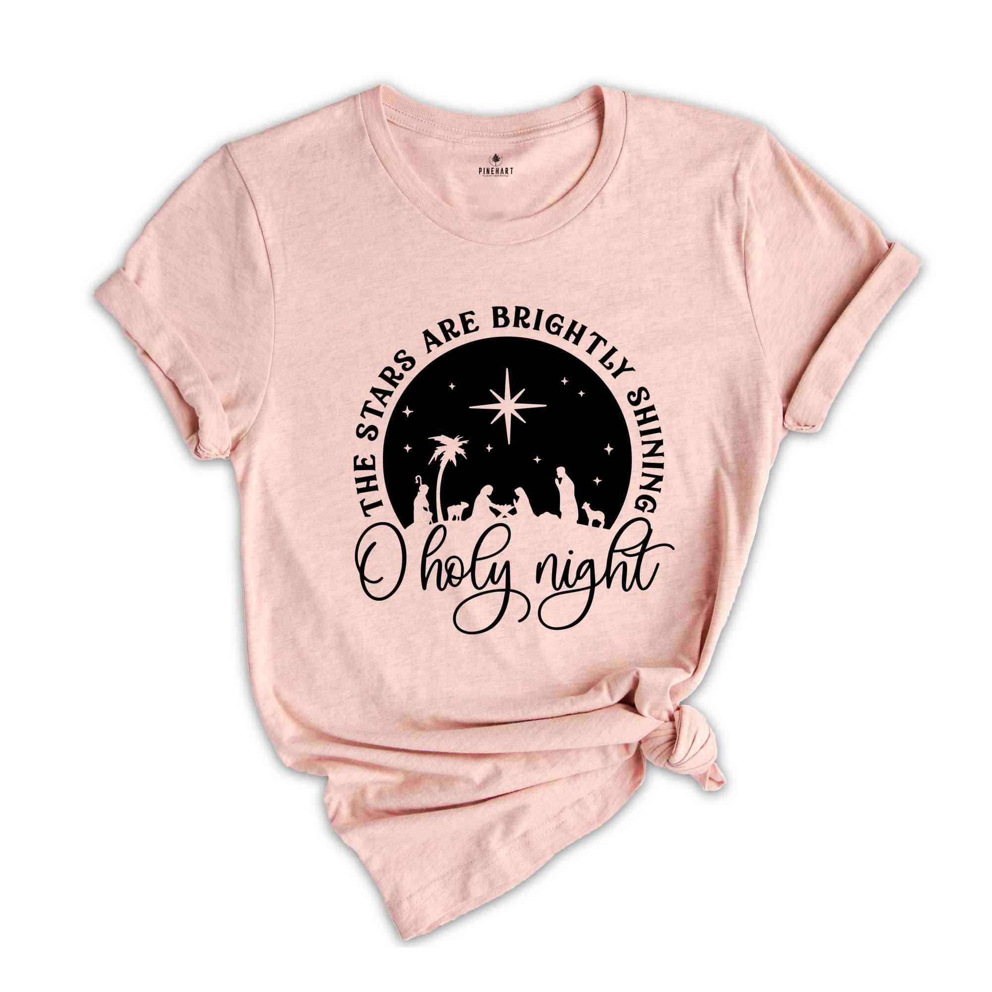 O Holy Night Shirt Cute Christmas Shirt, Christian Christmas Shirt, Jesus Christmas Shirt, Nativity Shirt, Christmas Gift