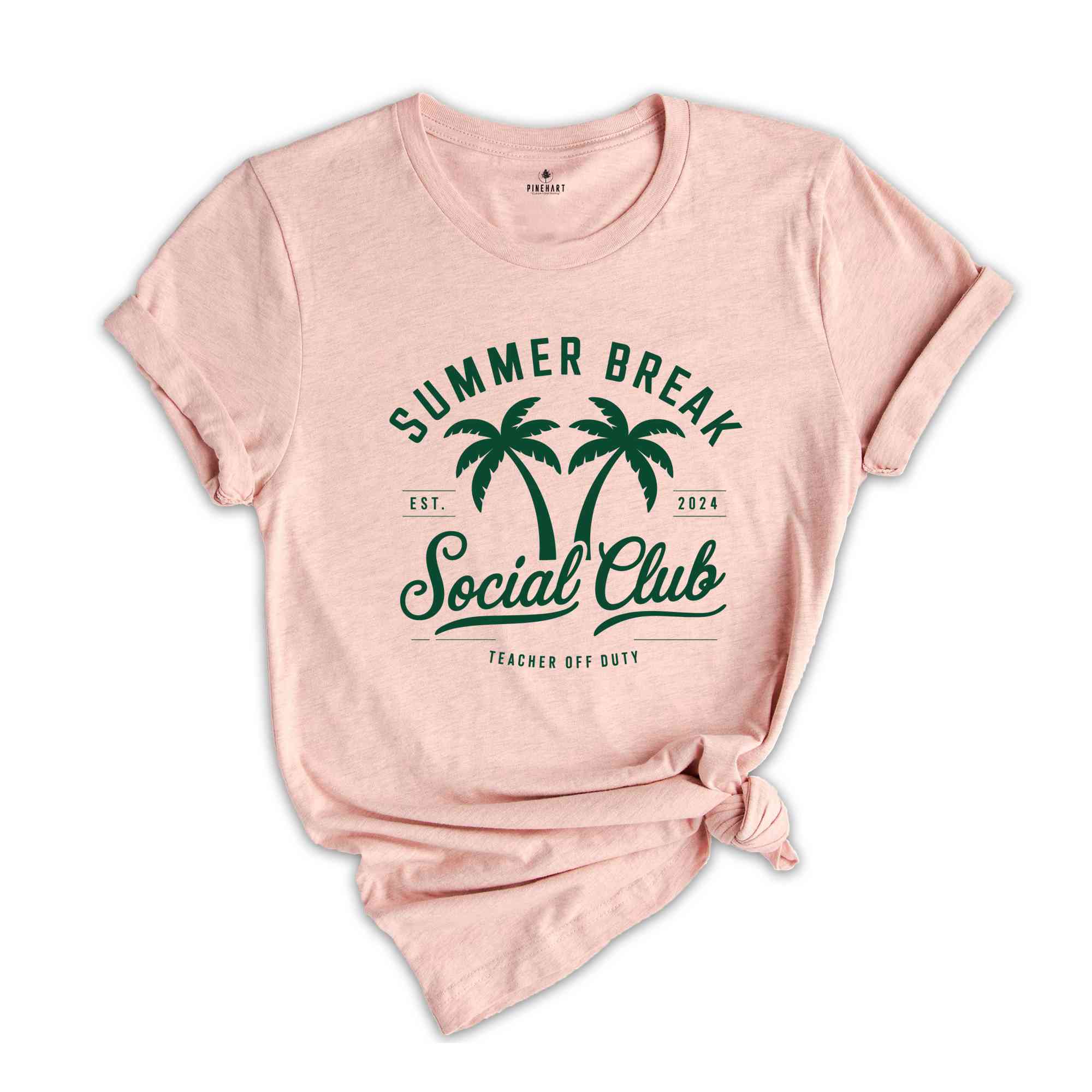 Summer Break Social Club Shirt, Last Day of School T-Shirt, Teacher Off Duty Tee, End of Year Gift, Vacation Shirt, Teacher Shirt