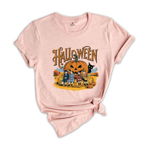 Jack O Lantern Shirt, Victorian Halloween, Retro Halloween, Retro Halloween tee, Witchy Clothes, Halloween Clothes, Vintage Halloween